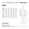 KOMBINEZON PRZECIWDESZCZOWY DWUCZĘŚCIOWY REBELHORN RAIN BLACK L